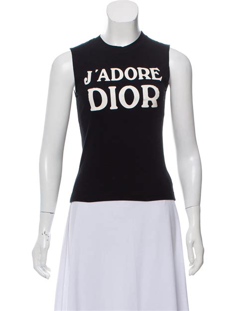 j'adore dior sleeveless shirt|fashion hall.